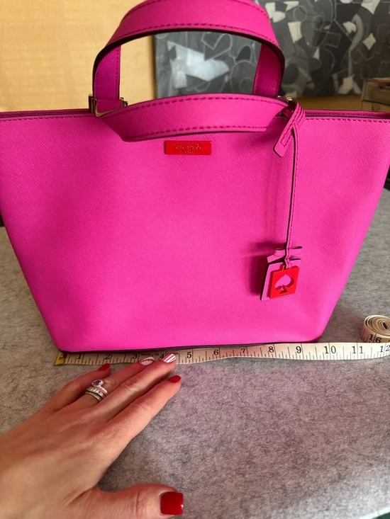 Kate Spade Hot Pink Leather Tote - Picture 13 of 16
